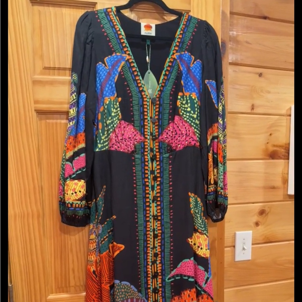 FARM Rio Multicolor High Low Dress - Picture 3 of 8